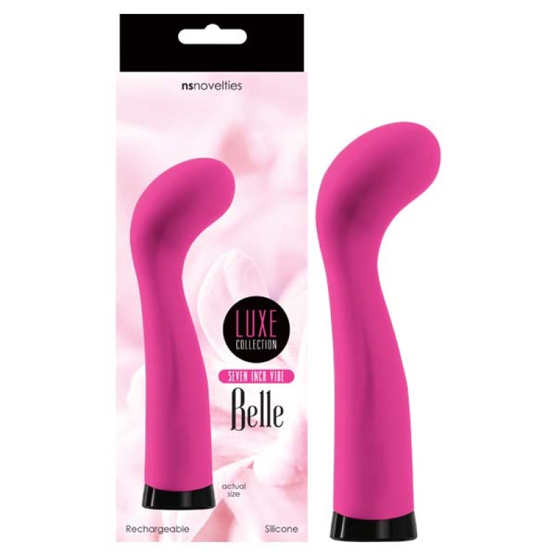 Luxe Belle 7-inch G-Spot Vibe - Pink